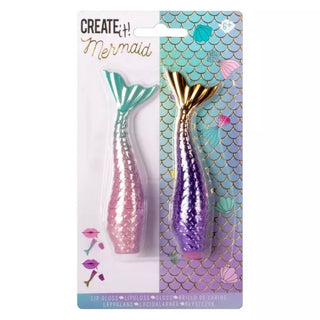 create it mermaid lip gloss 2 pack