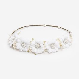 Lissy Crown with flowers and baby's breath