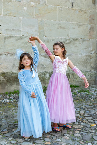 Blue velvet princess dress ( pre order )