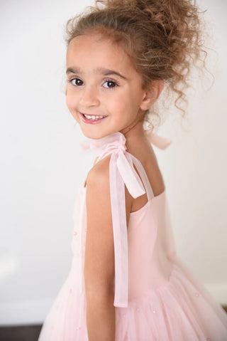 DOLLY® PEARL TULLE BALLERINA DRESS DOLLYPINK ⚪