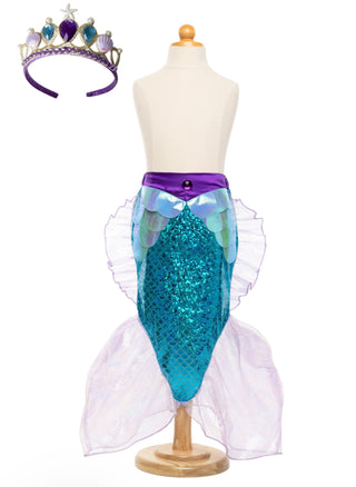 Mermaid glimmer skirt set lilac