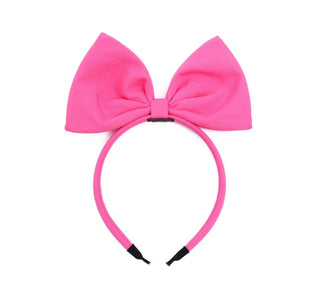 Barbie pink bow head band