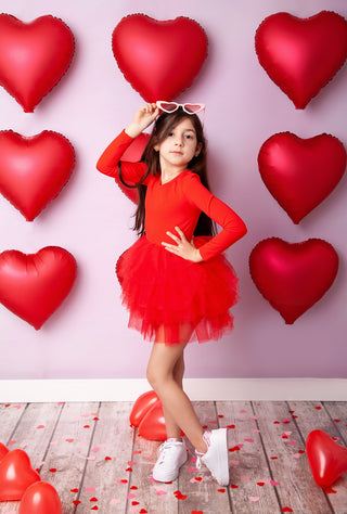 Cherry Red Tutu Dress