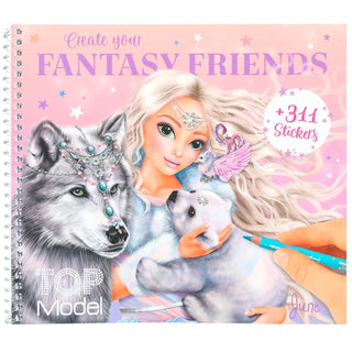 Top model fantasy sticker book