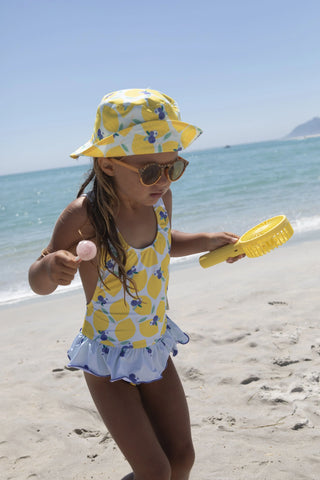 Lemon Berry Ruffle Swimsuit