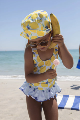 Lemon Berry Ruffle Swimsuit
