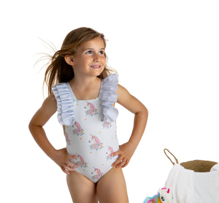 Unicorn Tulum Swimsuit Age 6-8 years