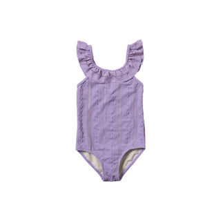 Lilac Broderie Anglais swimsuit