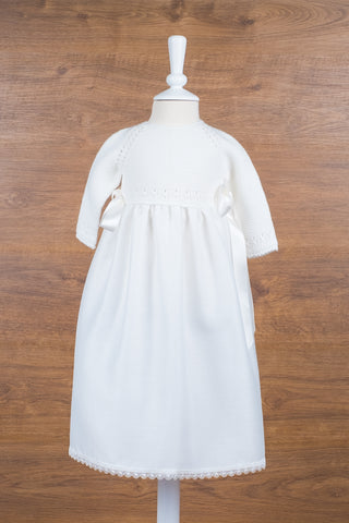 Long Sleeve Christening Gown
