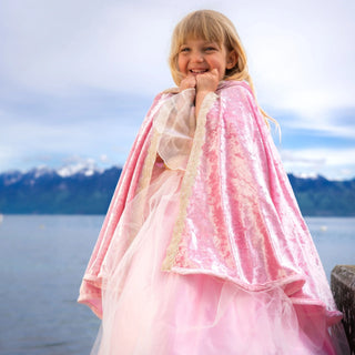 Deluxe pink rose princess cape