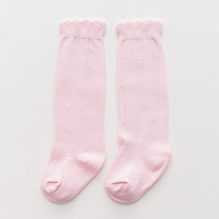 Knee high socks light pink