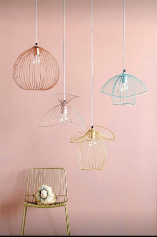 Wire hanging lamp Mint