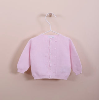 Little Angel Summer knit Cardigan - Soft Pink