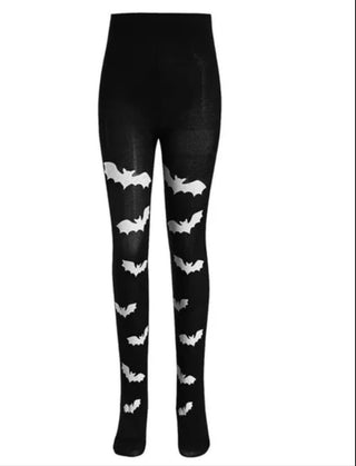 Tights with white bats