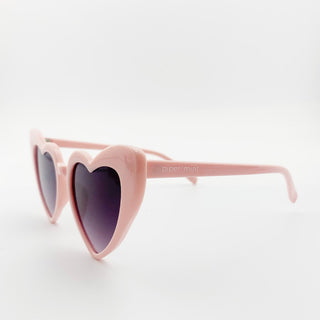 occhiali da sole a cuore rosa