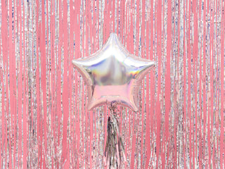 Iridescent foil balloon Star, 48cm