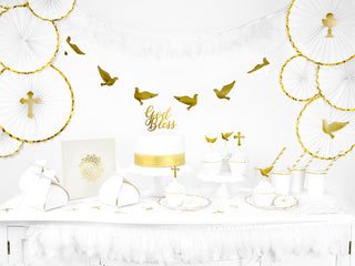 Cake toppers And Holy Communion, gold, 31,5cm