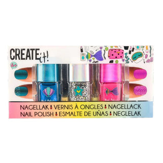 Create It! Mermaid Nail Polish - 3 Pack