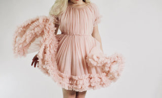 DOLLY BY LE PETIT TOM ® FRILLY DRESS BALLET PINK
