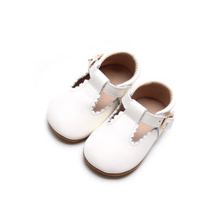 White Classic Mary Jane Soft Sole Shoes