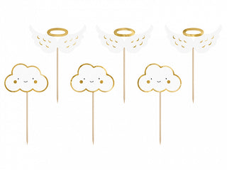 Decorations for muffins - Clouds and Wings, 12,5cm