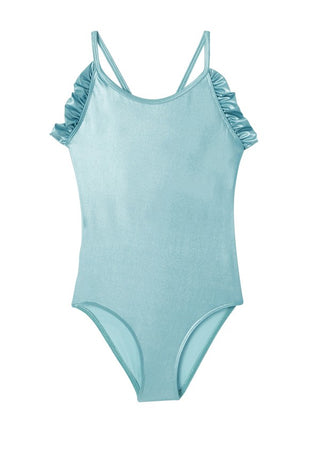Iridescent Aqua One-piece  Age swimsuit Age 4