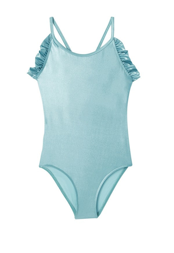 Iridescent Aqua One-piece Age swimsuit Age 4 – Times Like These