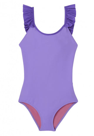 One piece swimsuit for girls UPF50+ purple Bora Bora one piece