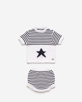 Baby Set with Knicker Lined Star